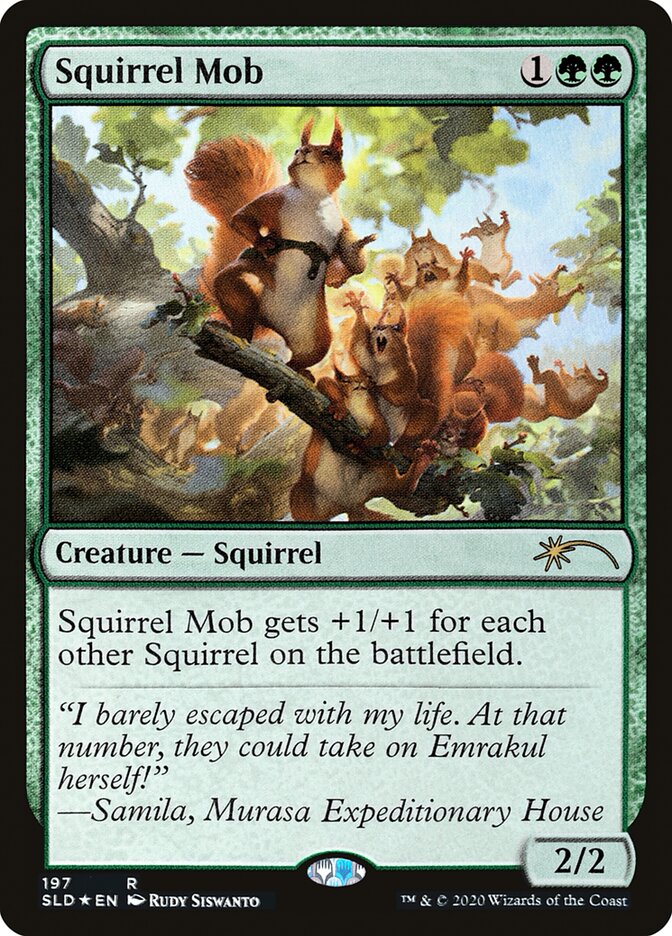 Squirrel Mob 197 (Secret Lair Drop Series)  - Foil | Good Games Adelaide SA