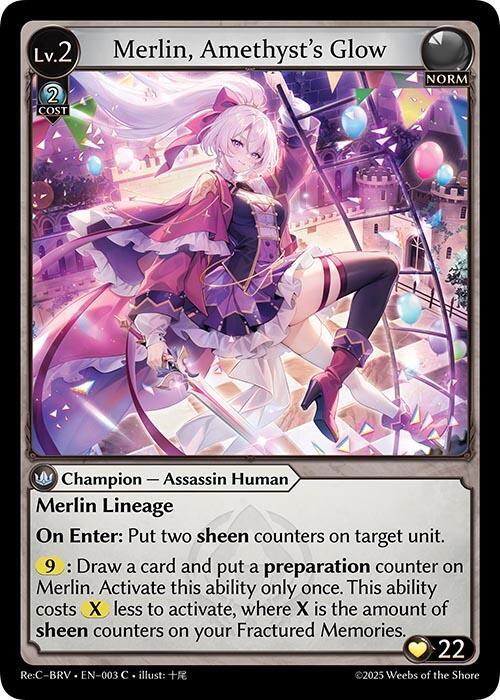 Merlin Amethysts Glow 003 (Merlin Re: Collection, Brilliant Vestige)  | Good Games Adelaide SA