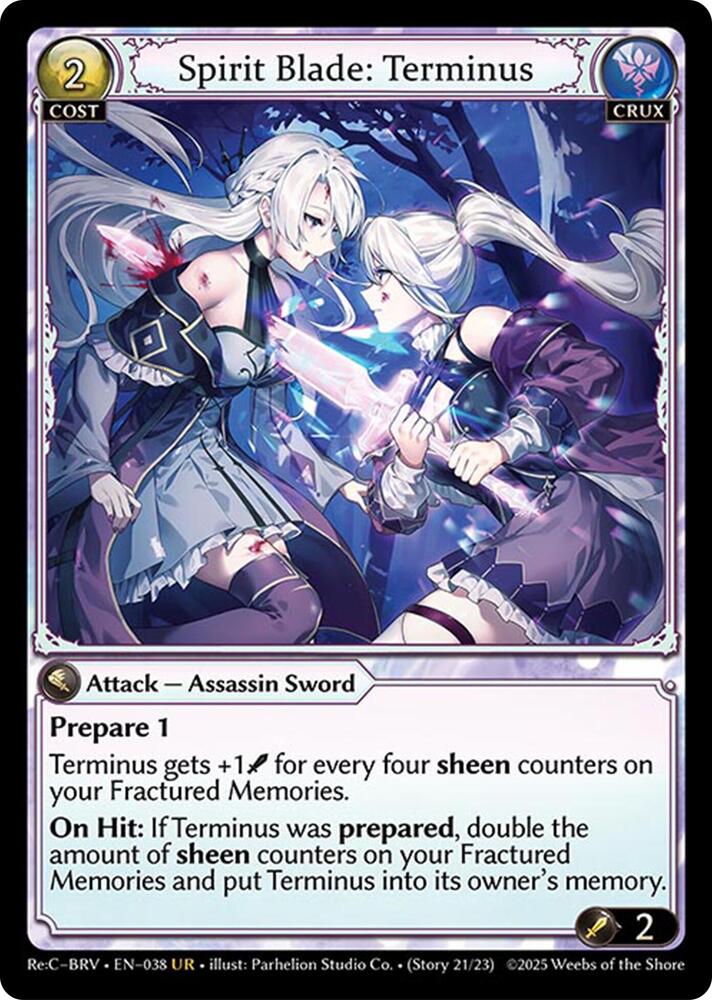 Spirit Blade Terminus 038 (Merlin Re: Collection, Brilliant Vestige)  | Good Games Adelaide SA