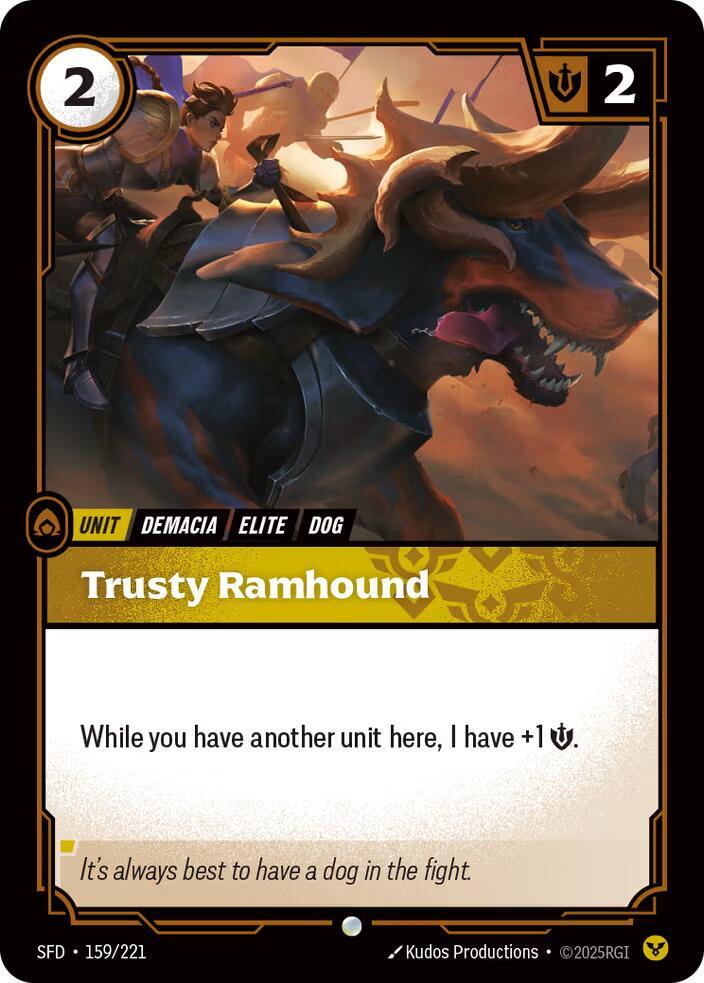 Trusty Ramhound 159/221 (Spiritforged)  | Good Games Adelaide SA