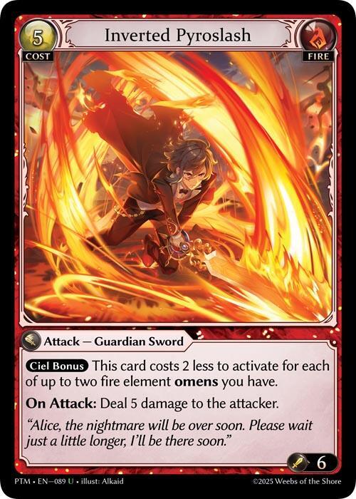 Inverted Pyroslash 089 (Phantom Monarchs)  - Foil | Good Games Adelaide SA