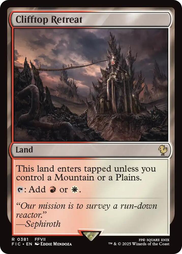 Clifftop Retreat 381 (Commander: FINAL FANTASY)  - Foil | Good Games Adelaide SA