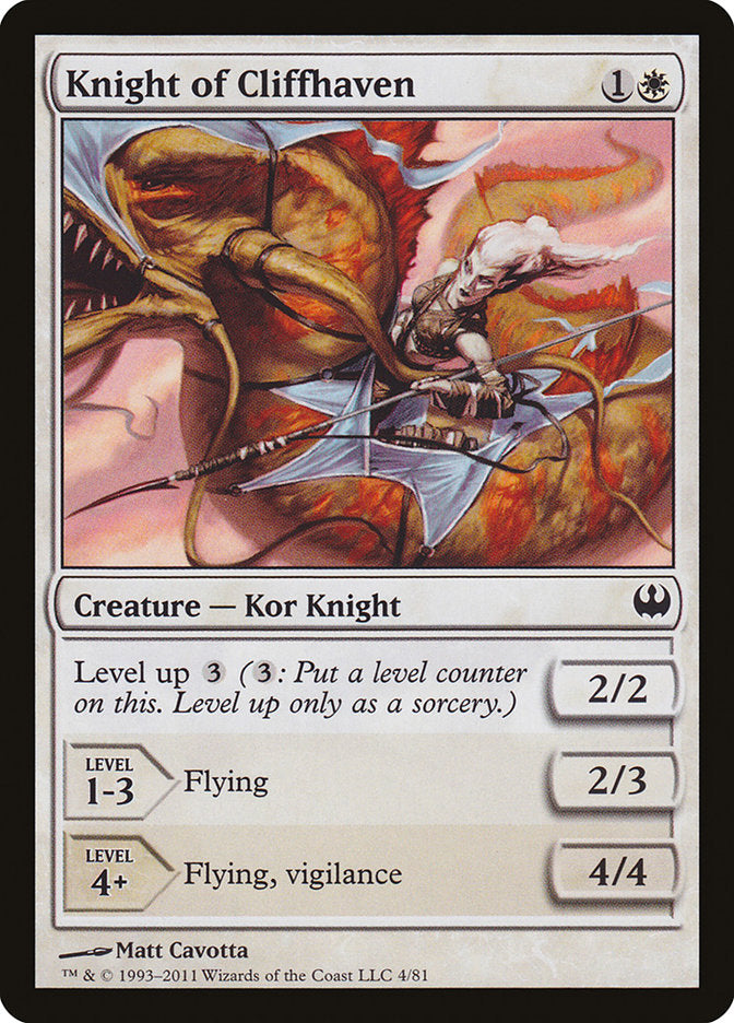 Knight of Cliffhaven 4 (Duel Decks: Knights vs. Dragons)  | Good Games Adelaide SA