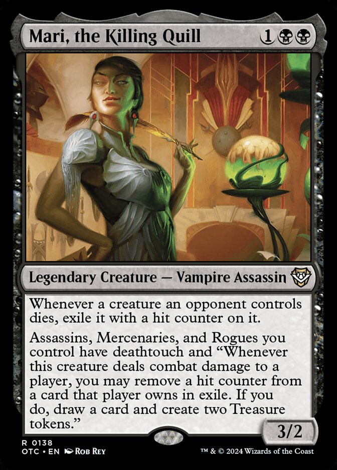 Mari, the Killing Quill 138 (Commander: Outlaws of Thunder Junction)  | Good Games Adelaide SA
