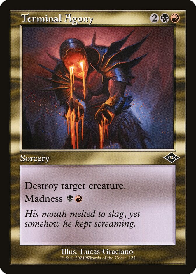 Terminal Agony 424 (Modern Horizons 2)  - Foil | Good Games Adelaide SA