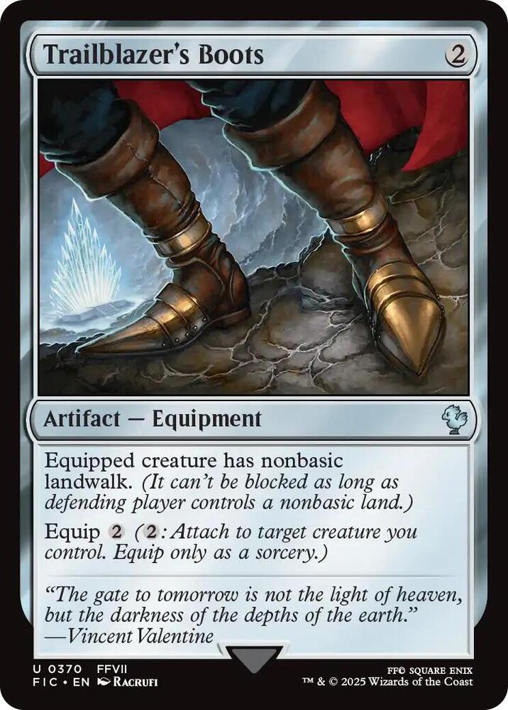 Trailblazers Boots  370 (Commander: FINAL FANTASY)  - Foil | Good Games Adelaide SA