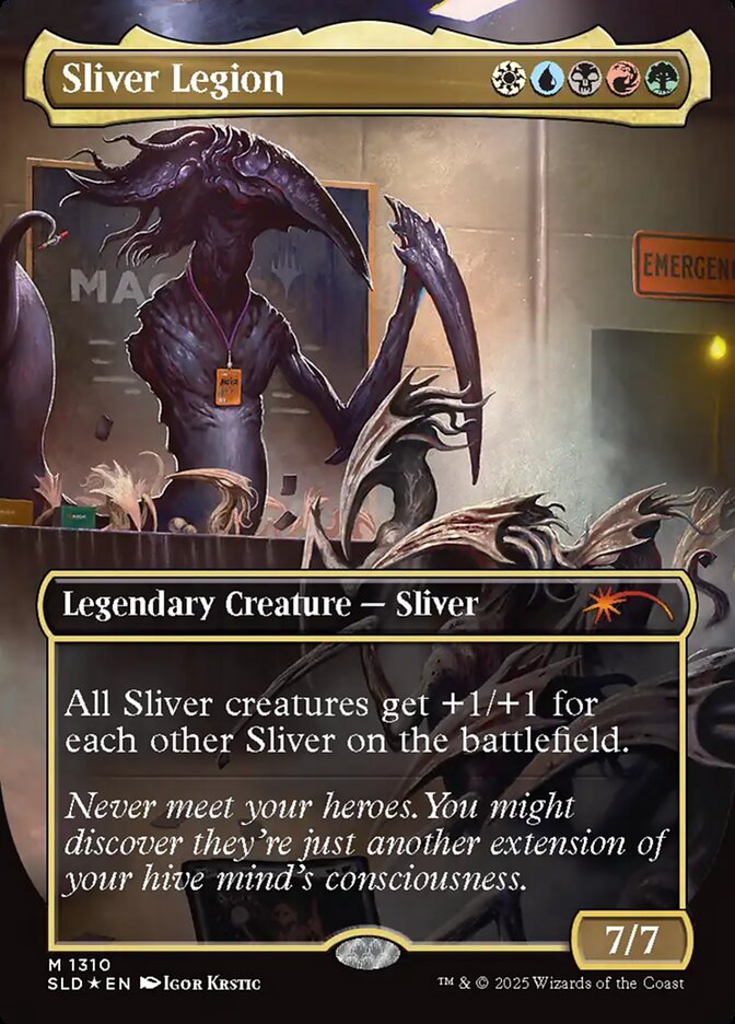 Sliver Legion 1310 Rainbow Foil 1310 (Secret Lair Drop Series)  - Foil | Good Games Adelaide SA