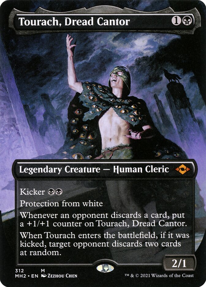 Tourach Dread Cantor Borderless 312 (Modern Horizons 2)  - Foil | Good Games Adelaide SA
