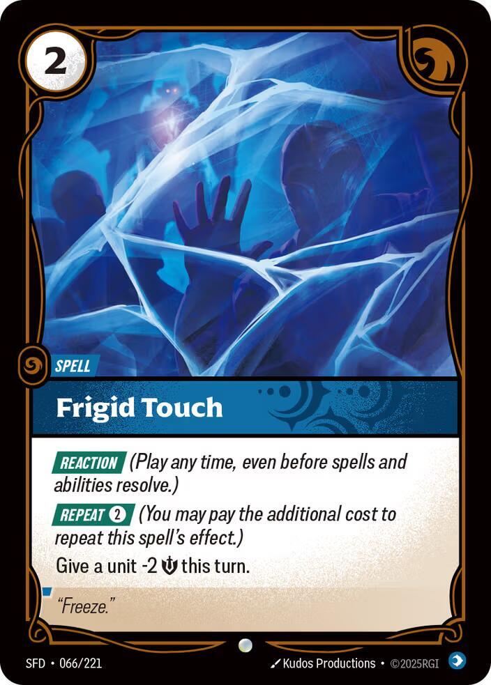 Frigid Touch 066/221 (Spiritforged)  - Foil | Good Games Adelaide SA