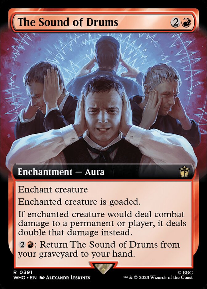 The Sound of Drums 391 (Universes Beyond: Doctor Who)  - Foil | Good Games Adelaide SA