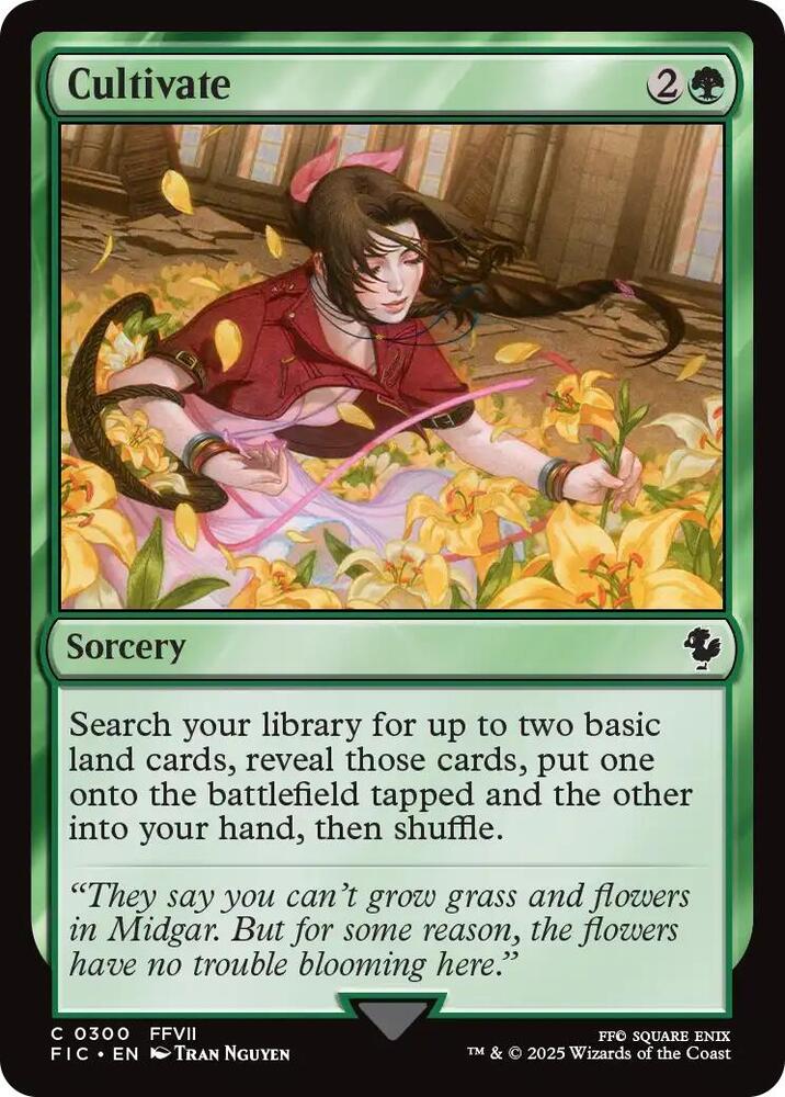 Cultivate  300 (Commander: FINAL FANTASY)  - Foil | Good Games Adelaide SA