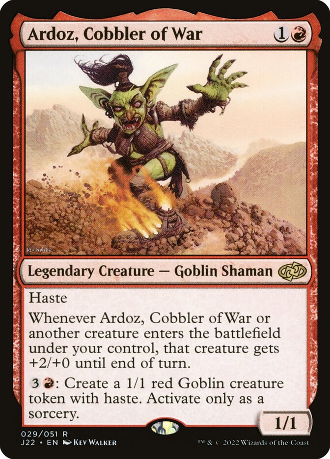 Ardoz, Cobbler of War 29 (Jumpstart 2022)  | Good Games Adelaide SA