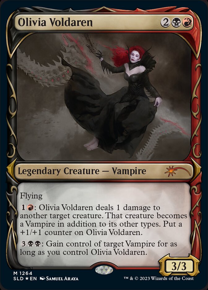 Olivia Voldaren Halo Foil 1264 (Secret Lair Drop Series)  - Foil | Good Games Adelaide SA