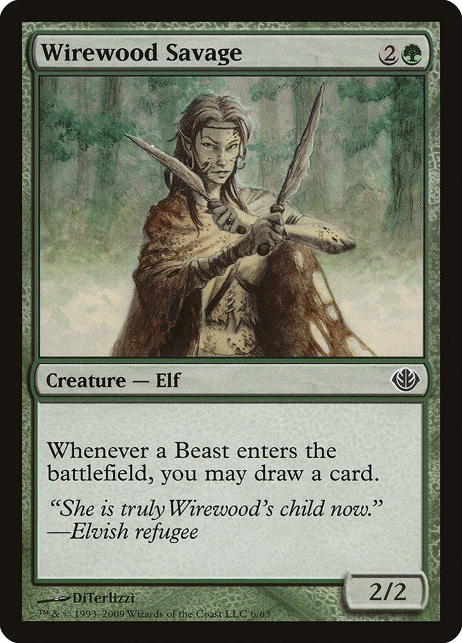Wirewood Savage 6 (Duel Decks: Garruk vs. Liliana)  | Good Games Adelaide SA