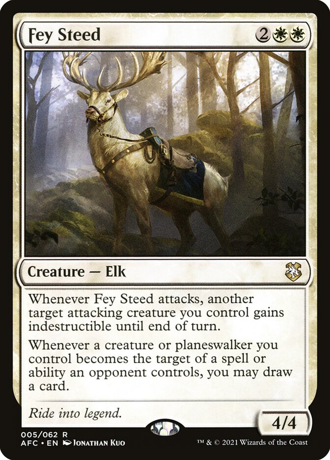 Fey Steed 5 (Commander: Adventures in the Forgotten Realms)  | Good Games Adelaide SA