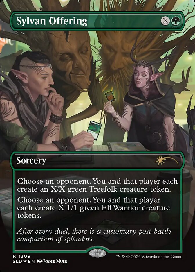 Sylvan Offering 1309 (Secret Lair Drop Series)  - Foil | Good Games Adelaide SA