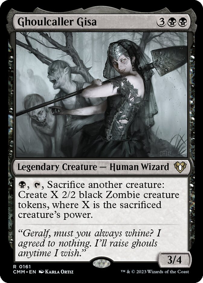 Ghoulcaller Gisa 161 (Commander Masters)  - Foil | Good Games Adelaide SA