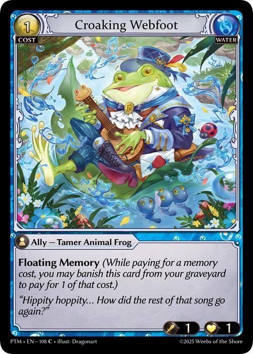 Croaking Webfoot 108 (Phantom Monarchs)  - Foil | Good Games Adelaide SA