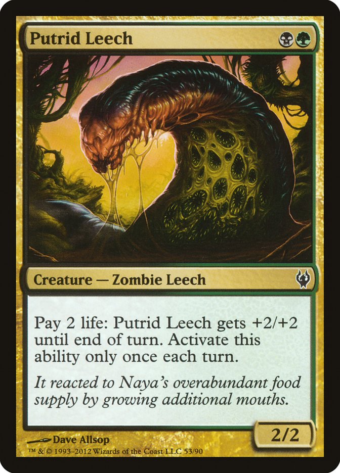 Putrid Leech 53 (Duel Decks: Izzet vs. Golgari)  | Good Games Adelaide SA