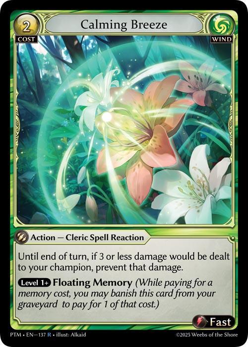 Calming Breeze 137 (Phantom Monarchs)  - Foil | Good Games Adelaide SA