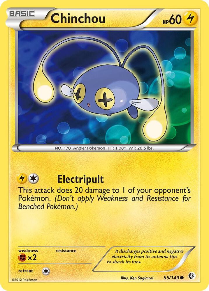 Chinchou 55/149 (Boundaries Crossed)  | Good Games Adelaide SA