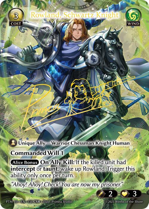 Rowland Schwartz Knight CSR 150 (Phantom Monarchs)  - Foil | Good Games Adelaide SA