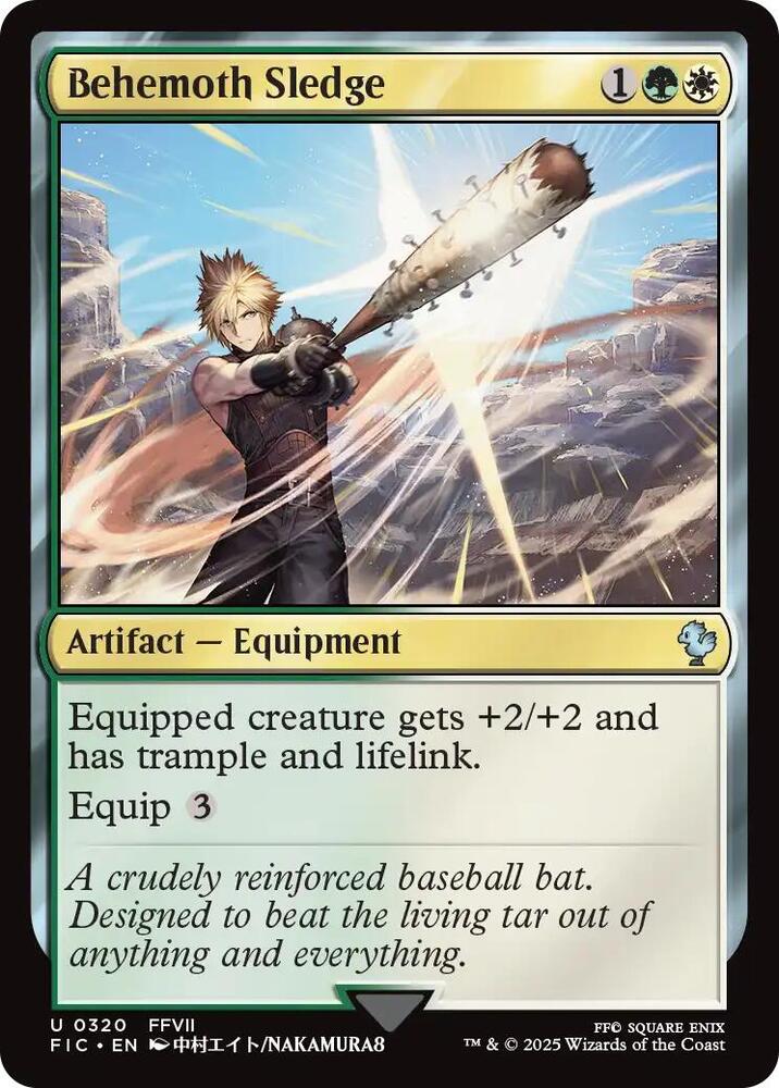 Behemoth Sledge 320 (Commander: FINAL FANTASY)  - Foil | Good Games Adelaide SA