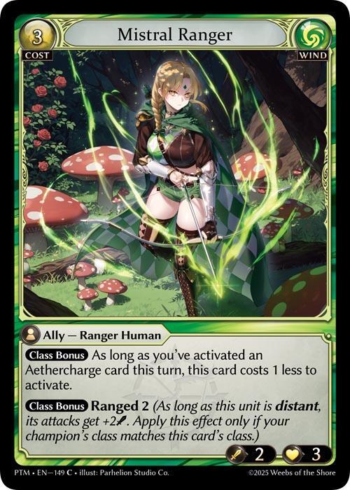 Mistral Ranger 149 (Phantom Monarchs)  - Foil | Good Games Adelaide SA