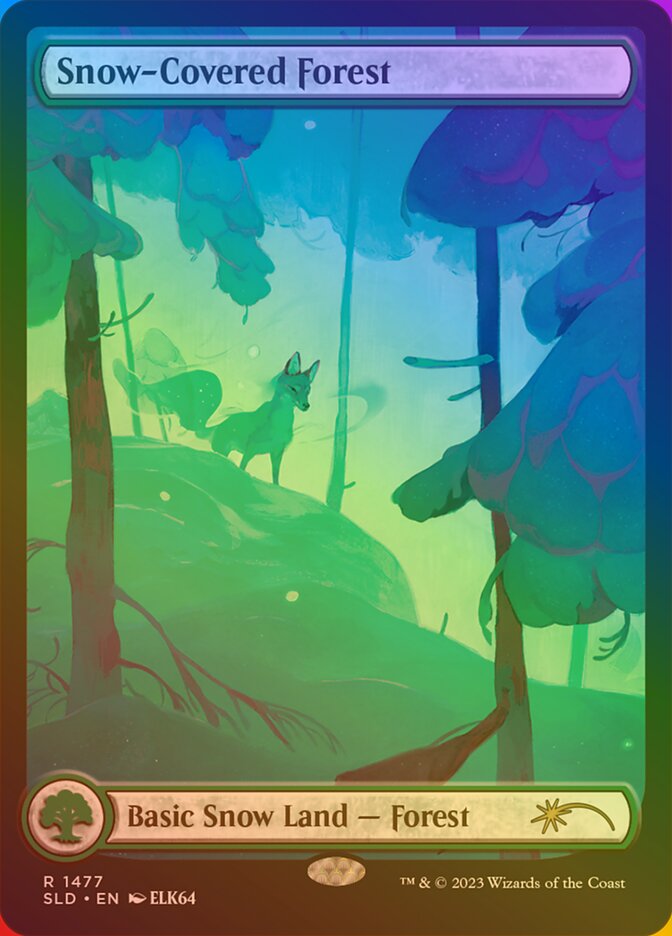 Snow-Covered Forest 1477 (Secret Lair Drop Series)  - Foil | Good Games Adelaide SA