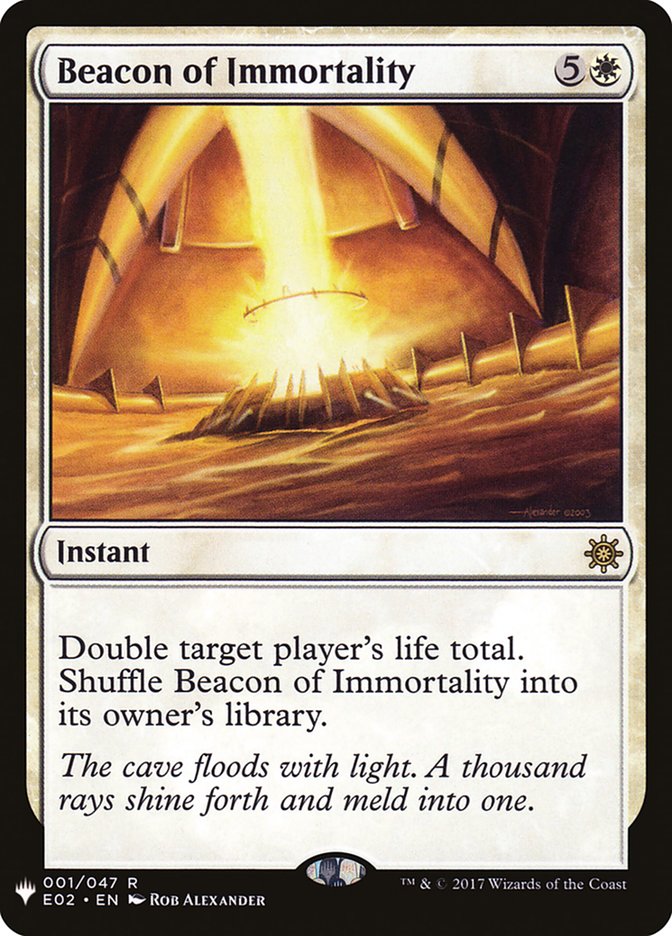Beacon of Immortality 1 (The List Reprints)  | Good Games Adelaide SA