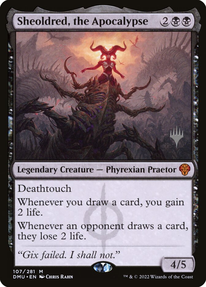 Sheoldred, the Apocalypse 107 (Promo Pack: Dominaria United)  | Good Games Adelaide SA