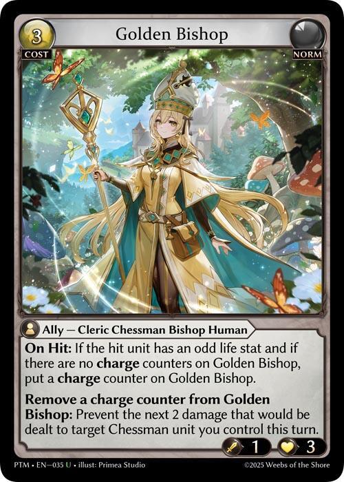 Golden Bishop 035 (Phantom Monarchs)  - Foil | Good Games Adelaide SA