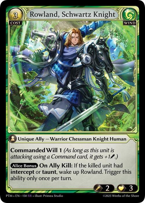 Rowland Schwartz Knight 150 (Phantom Monarchs)  | Good Games Adelaide SA