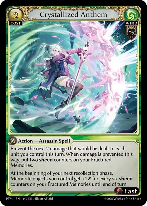 Crystallized Anthem 140 (Phantom Monarchs)  - Foil | Good Games Adelaide SA