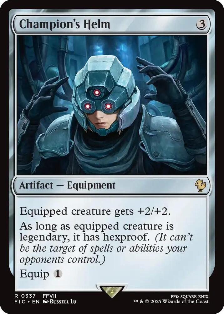 Champion's Helm 337 (Commander: FINAL FANTASY)  - Foil | Good Games Adelaide SA
