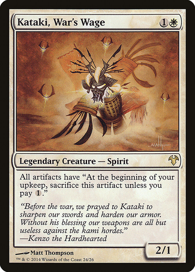 Kataki, War's Wage 24 (Magic Modern Event Deck)  | Good Games Adelaide SA