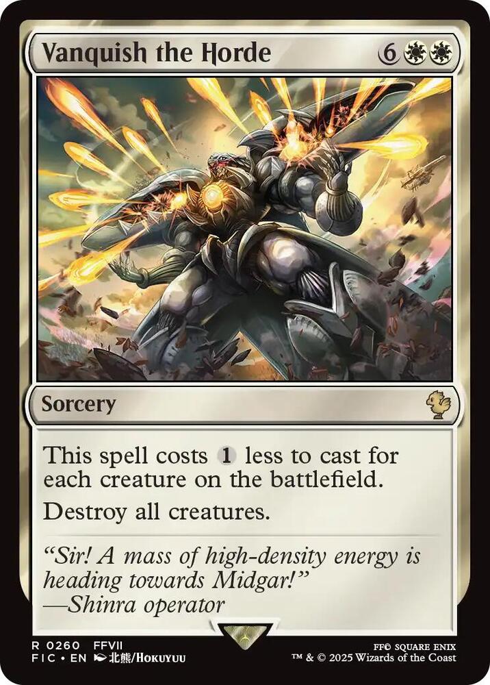 Vanquish the Horde 260 (Commander: FINAL FANTASY)  - Foil | Good Games Adelaide SA