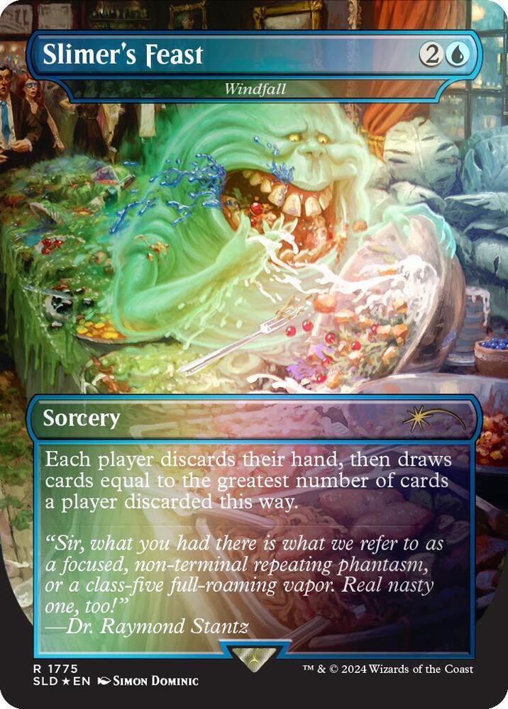 Slimers Feast Windfall Rainbow Foil 1775 (Secret Lair Drop Series)  - Foil | Good Games Adelaide SA