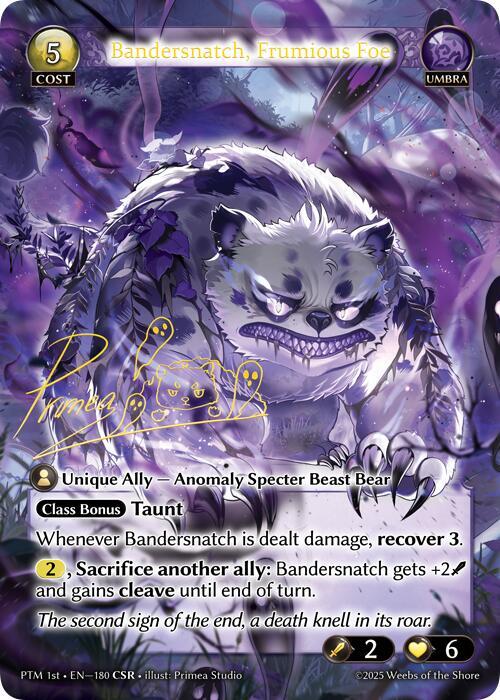 Bandersnatch Frumious Foe CSR 180 (Phantom Monarchs)  - Foil | Good Games Adelaide SA