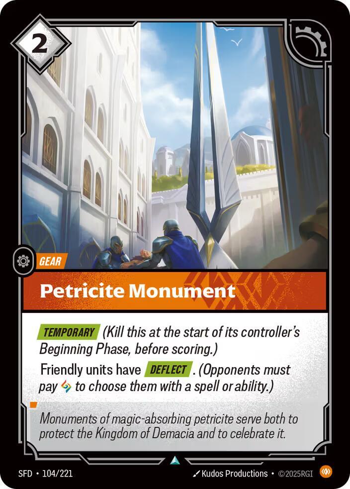 Petricite Monument 104/221 (Spiritforged)  | Good Games Adelaide SA