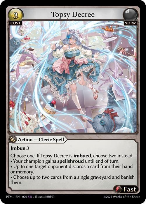 Topsy Decree 070 (Phantom Monarchs)  - Foil | Good Games Adelaide SA