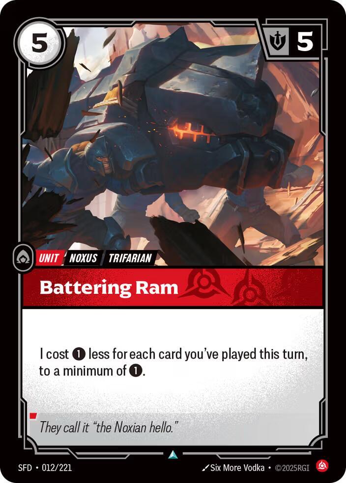 Battering Ram 012/221 (Spiritforged)  | Good Games Adelaide SA