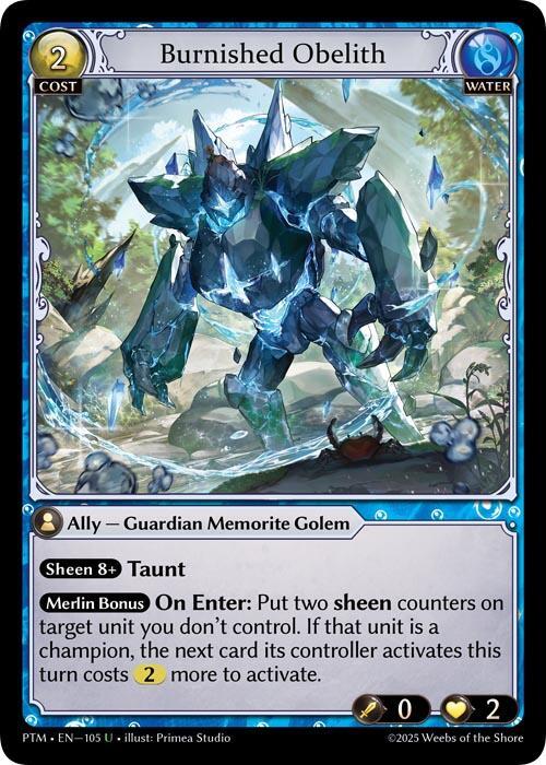 Burnished Obelith 105 (Phantom Monarchs)  | Good Games Adelaide SA