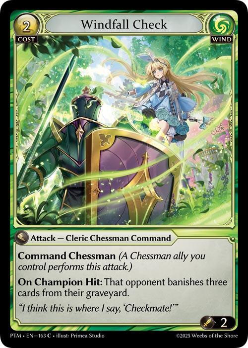 Windfall Check 163 (Phantom Monarchs)  - Foil | Good Games Adelaide SA