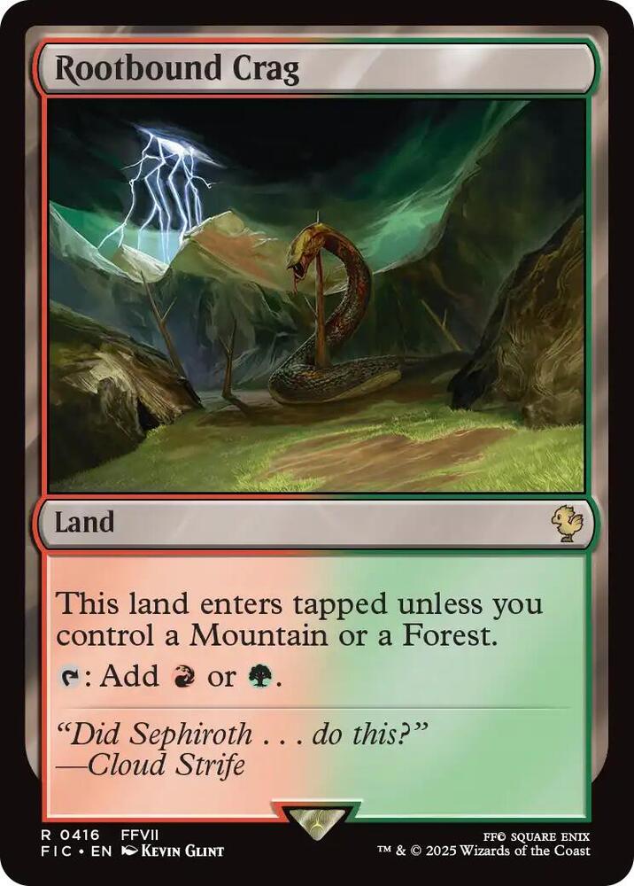 Rootbound Crag  416 (Commander: FINAL FANTASY)  - Foil | Good Games Adelaide SA