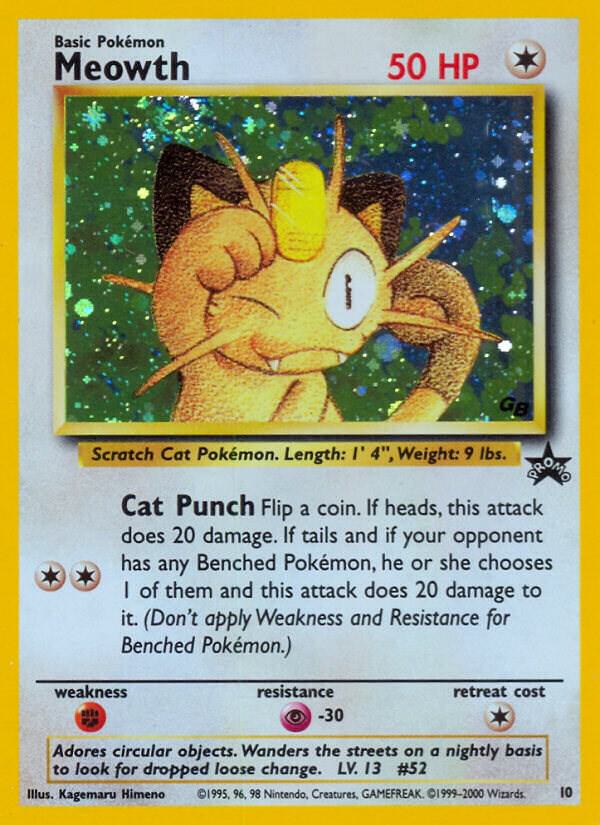 Meowth 10/53 (WoTC Promo)  - Holofoil | Good Games Adelaide SA