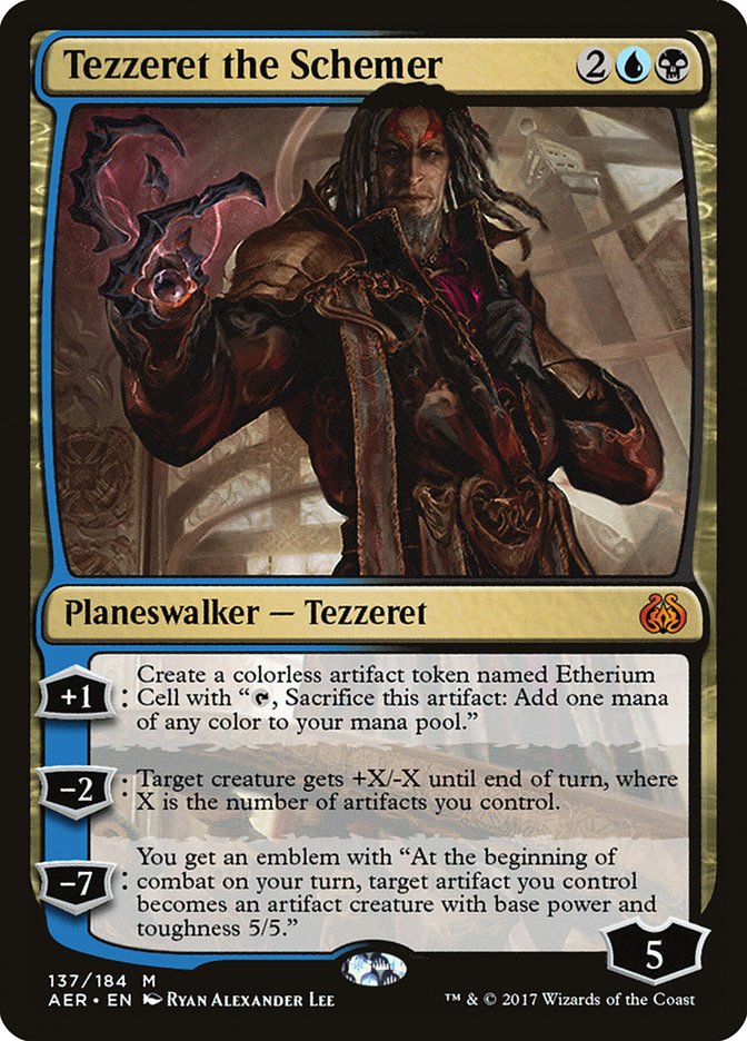 Tezzeret the Schemer 137 (Aether Revolt)  - Foil | Good Games Adelaide SA