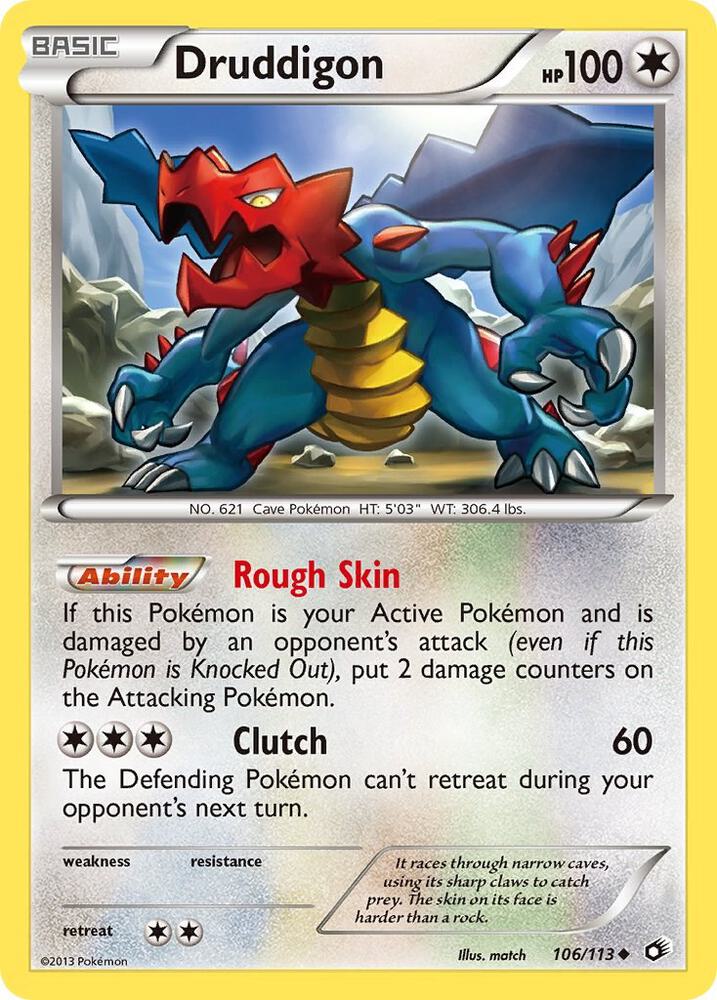 Druddigon 106/113 (Legendary Treasures)  | Good Games Adelaide SA