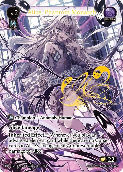 Alice Phantom Monarch CSR 004 (Phantom Monarchs)  - Foil | Good Games Adelaide SA