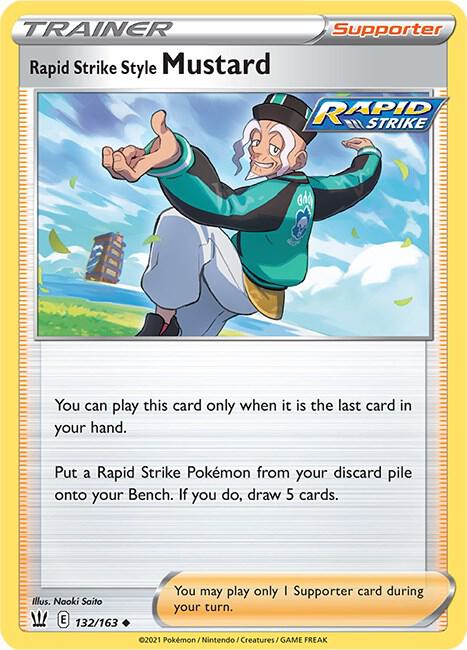 Rapid Strike Style Mustard 132/163 (SWSH05: Battle Styles)  | Good Games Adelaide SA